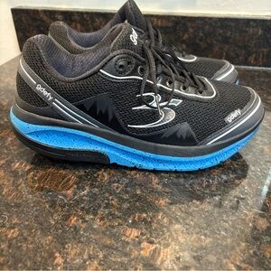 Gravity Defyer Mighty Walk Walking Shoes Sneakers Mens Size 10.5 Black Blue